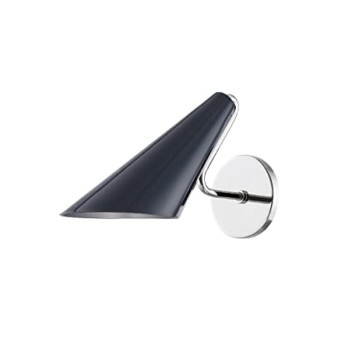 Mitzi H399101-PN/MBL Talia One Light Wall Sconce, Polished Nickel/Midnight Blue Combo Alternate Image.jpg