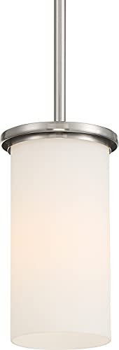 Minka-Lavery 4090-84 Haisley One Light Pendant / Semi Flush, Brushed Nickel Alternate Image 2.jpg