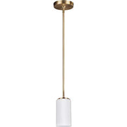 Generation Lighting 6124601-848 Alturas One Light Mini-Pendant, Satin Brass Alternate Image.jpg