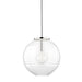 Hudson Valley 2717-PN Bay Ridge One Light Pendant, Polished Nickel Alternate Image.jpg