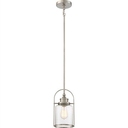 Quoizel QPP2781BN Payson One Light Mini Pendant, Brushed Nickel Alternate Image.jpg