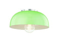 Mitzi H199501S-PN/MNT Avery One Light Semi Flush Mount, Polished Nickel/Mint Alternate Image.jpg