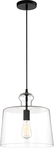 Minka-Lavery 2336-66A Clarity One Light Pendant, Coal Alternate Image.jpg