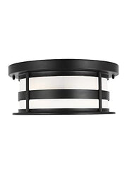 Generation Lighting 7890902EN3-12 Wilburn Two Light Outdoor Flush Mount, Black Alternate Image.jpg