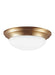 Generation Lighting 75436-848 Nash Three Light Flush Mount, Satin Brass Alternate Image.jpg