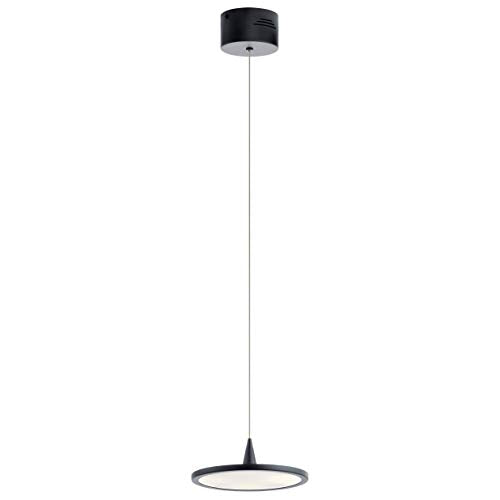 Kichler 83962MBK Jeno LED Mini Pendant, Matte Black Alternate Image.jpg