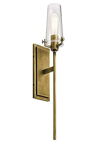 Kichler 45295NBR Alton One Light Wall Sconce, Natural Brass Alternate Image.jpg