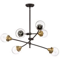 Quoizel TNC5006WT Trance Six Light Chandelier, Western Bronze Alternate Image.jpg