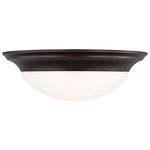 Generation Lighting 75434EN3-710 Nash One Light Flush Mount, Bronze Alternate Image.jpg