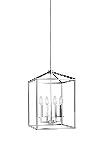 Generation Lighting 5215004EN-05 Perryton Four Light Hall / Foyer, Chrome Alternate Image.jpg