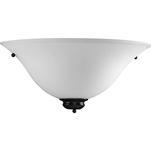 Progress P7153-31W One-Light Modern Farmhouse Matte Black Etched Opal Glass Wall Sconce Alternate Image.jpg