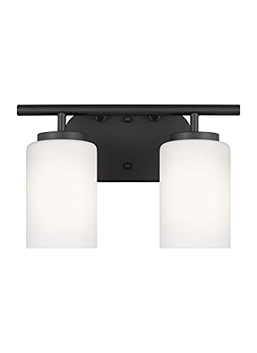 Generation Lighting 41161EN3-112 Oslo Two Light Wall / Bath, Midnight Black Alternate Image.jpg