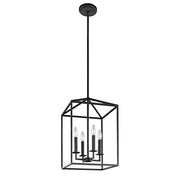Generation Lighting 5215004EN-112 Perryton Four Light Hall / Foyer, Midnight Black Alternate Image.jpg