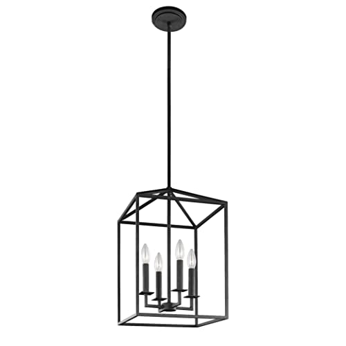 Generation Lighting 5215004EN-112 Perryton Four Light Hall / Foyer, Midnight Black Alternate Image.jpg