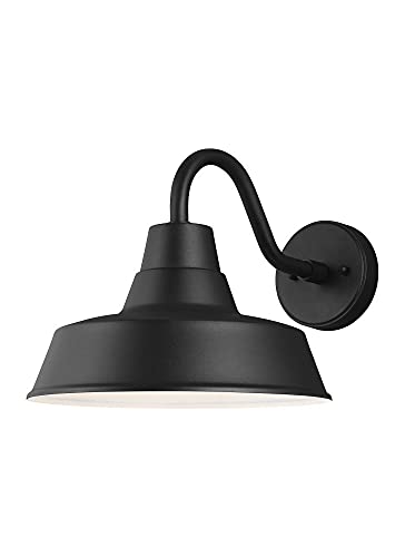 Visual Comfort Studio 8637401-12/T Barn Light One Light Outdoor Wall Lantern, Black Alternate Image.jpg