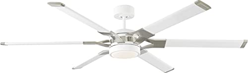 Visual Comfort Fan 6LFR62RZWD Loft 62 Ceiling Fan, Matte White Alternate Image.jpg