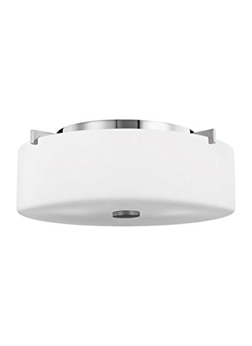 Generation Lighting FM313CH Sunset Drive Two Light Flush Mount, Chrome Alternate Image.jpg