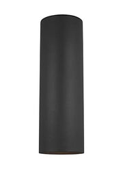Visual Comfort Studio 8313902EN3-12 Outdoor Cylinders Two Light Outdoor Wall Lantern, Black Alternate Image.jpg