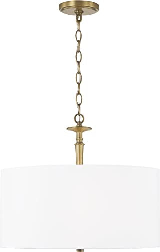Capital Lighting 342631AD Abbie Three Light Pendant, Aged Brass Alternate Image 4.jpg