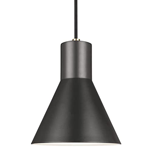 Generation Lighting 6141301EN3-848 Towner One Light Mini-Pendant, Satin Brass Alternate Image.jpg