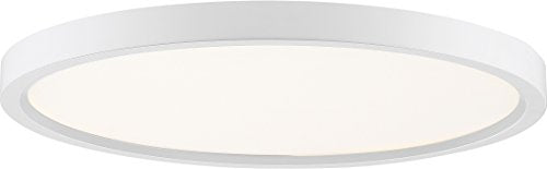 Quoizel OST1715W Outskirts LED Flush Mount, White Lustre Alternate Image 3.jpg