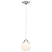 George Kovacs P1832-077 Simple One Light Pendant, Chrome Alternate Image.jpg