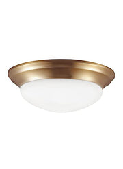 Generation Lighting 75435-848 Nash Two Light Flush Mount, Satin Brass Alternate Image.jpg