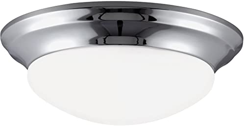 Generation Lighting 75434EN3-05 Nash One Light Flush Mount, Chrome Alternate Image.jpg