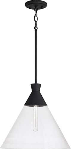 Capital Lighting 350311XK Paloma One Light Pendant, Textured Black Alternate Image 3.jpg