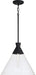 Capital Lighting 350311XK Paloma One Light Pendant, Textured Black Alternate Image 3.jpg