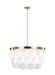 Visual Comfort Studio 5202508-848 Mellita Eight Light Pendant, Satin Brass Alternate Image.jpg