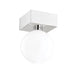 Mitzi H385501-PN Aspyn One Light Flush Mount, Polished Nickel Alternate Image.jpg