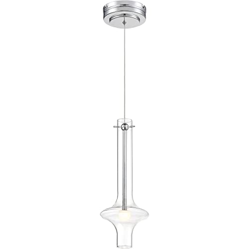George Kovacs P22-077-L Bottleneck LED Pendant, Chrome Alternate Image.jpg