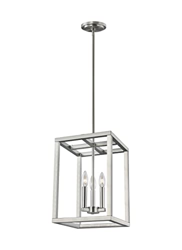 Generation Lighting 5134503EN-962 Moffet Street Three Light Hall / Foyer, Brushed Nickel Alternate Image.jpg