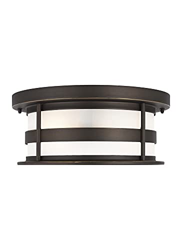 Generation Lighting 7890902EN3-71 Wilburn Two Light Outdoor Flush Mount, Antique Bronze Alternate Image.jpg