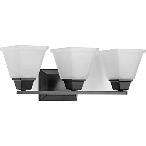 Progress P300160-31M Clifton Heights Collection Three-Light Modern Farmhouse Matte Black Etched Glass Bath Vanity Light Alternate Image.jpg