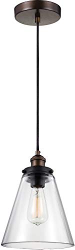 Visual Comfort Studio P1347PAGB/DWZ Baskin One Light Pendant, Painted Aged Brass / Dark Weathered Zinc Alternate Image.jpg