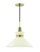 Mitzi H251701S-AGB/CR Kiki One Light Pendant, Aged Brass/Cream Alternate Image.jpg