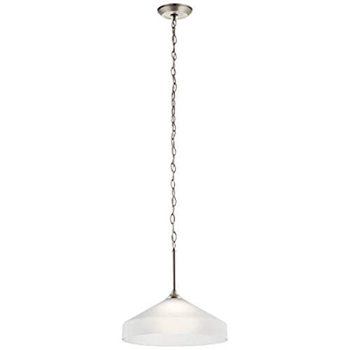 Kichler 3349NI Ansonia One Light Pendant, Brushed Nickel Alternate Image.jpg