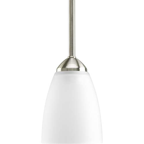 Progress P5113-09 Gather Collection One-Light Brushed Nickel Etched Glass Traditional Mini-Pendant Light Alternate Image.jpg