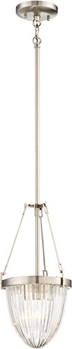 Minka-Lavery 2321-84 Atrio One Light Pendant, Brushed Nickel Alternate Image.jpg