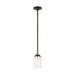 Generation Lighting 6137301-710 Elmwood Park One Light Mini-Pendant, Bronze Alternate Image.jpg