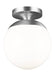 Visual Comfort Studio 7518EN3-04 Leo - Hanging Globe One Light Wall / Ceiling Semi-Flush Mount, Satin Aluminum Alternate Image.jpg