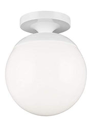 Visual Comfort Studio 7518-15 Leo - Hanging Globe One Light Wall / Ceiling Semi-Flush Mount, White Alternate Image.jpg