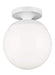 Visual Comfort Studio 7518EN3-15 Leo - Hanging Globe One Light Wall / Ceiling Semi-Flush Mount, White Alternate Image.jpg