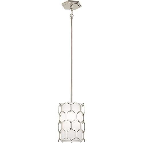 George Kovacs P1891-613 Missing Link One Light Mini Pendant, Polished Nickel Alternate Image.jpg