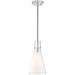 George Kovacs P23-084 Taper One Light Pendant, Brushed Nickel Alternate Image.jpg