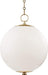 Hudson Valley MDS701-AGB Sphere No.1 One Light Pendant, Aged Brass Alternate Image.jpg