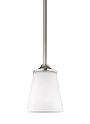 Generation Lighting 6124501-962 Hanford One Light Mini-Pendant, Brushed Nickel Alternate Image.jpg