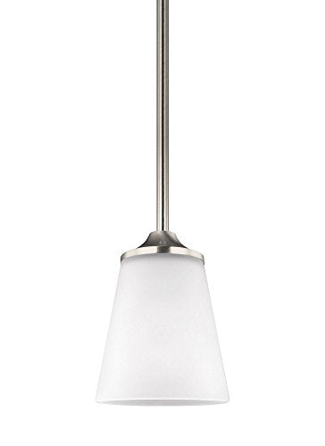 Generation Lighting 6124501-962 Hanford One Light Mini-Pendant, Brushed Nickel Alternate Image.jpg
